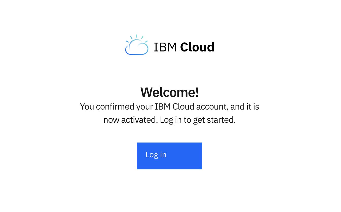 IBM Cloud Registration