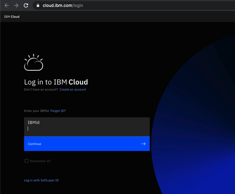 IBM Cloud Registration